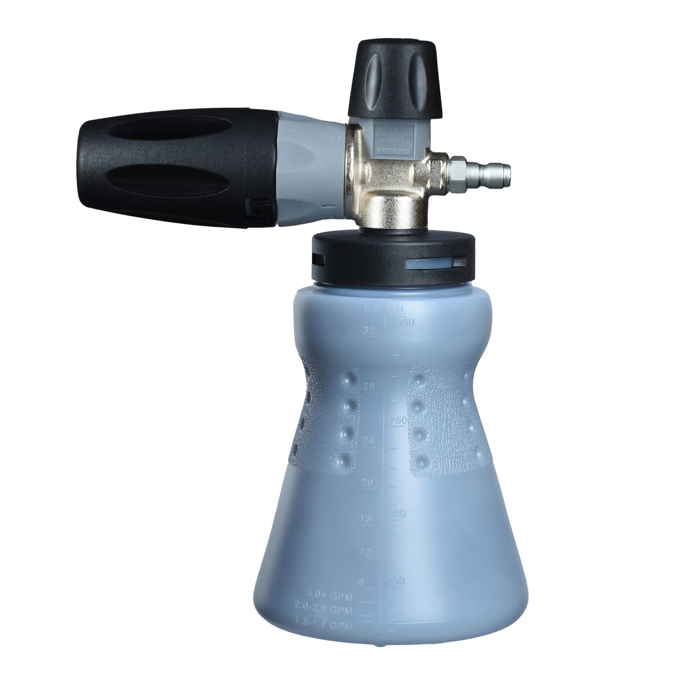 Canon à mousse Wide Mouth MTM Hydro PF22.3 1/4 Quick Connect