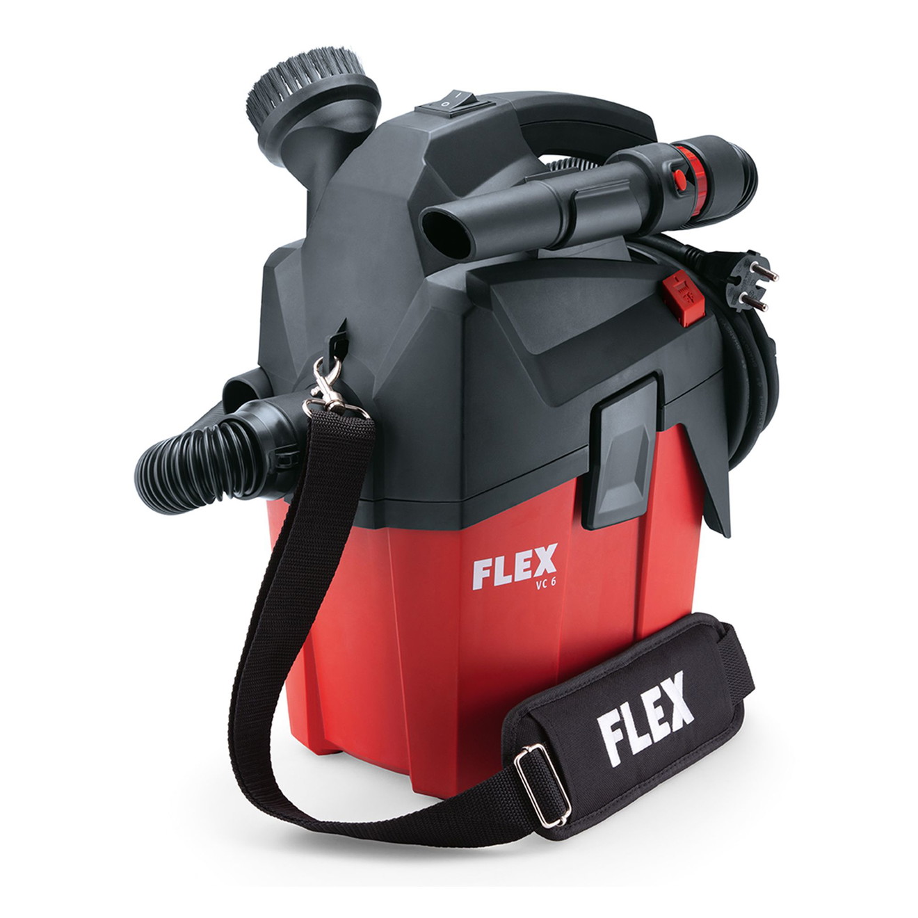 Flex Staubsauger kompakt mit Rolluntersatz VC 6 L MC 1200W Aspirateur compact Flex avec support roulant VC 6 L MC 1200W