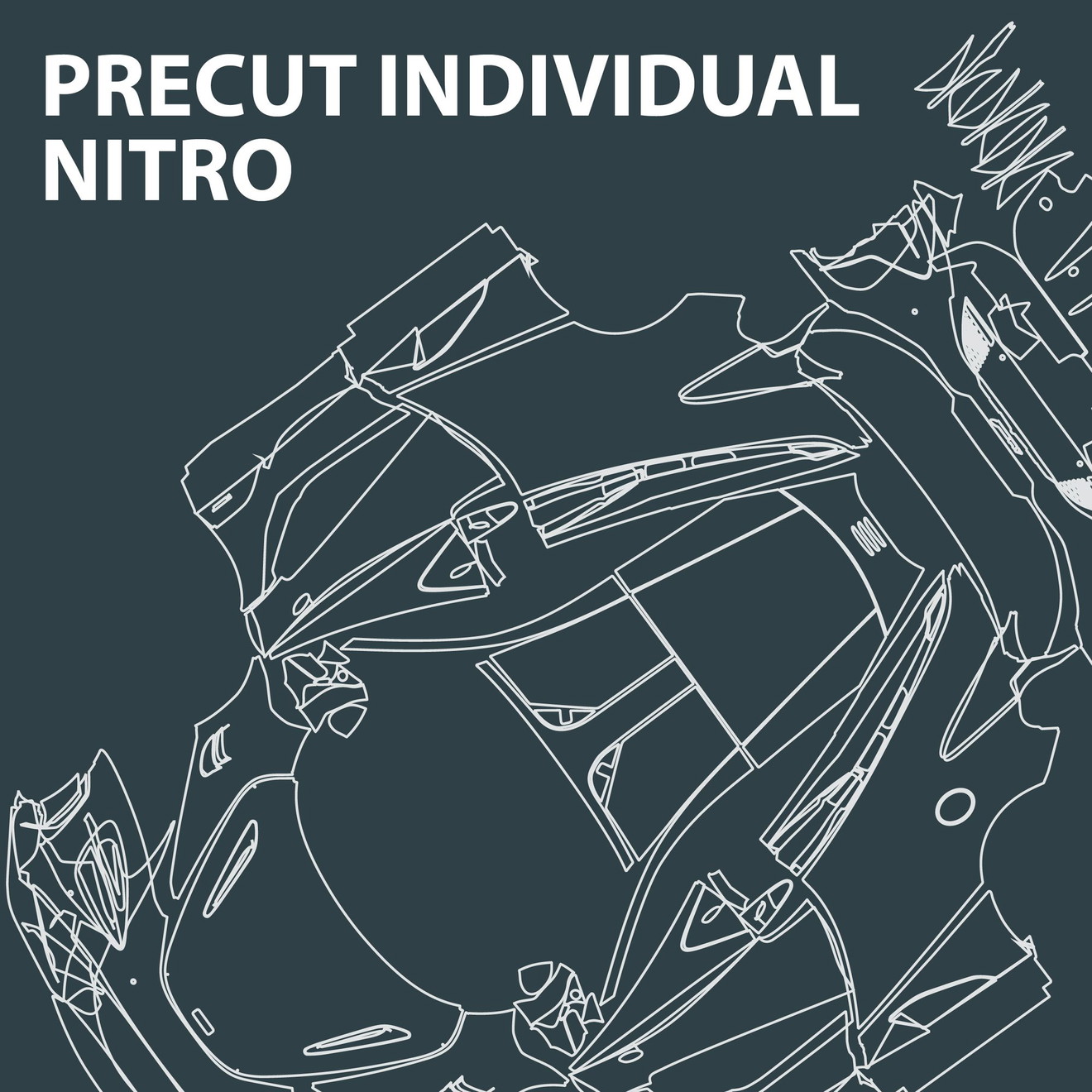 Film de protection de peinture PPF PreCut NITRO personnalisé pro m