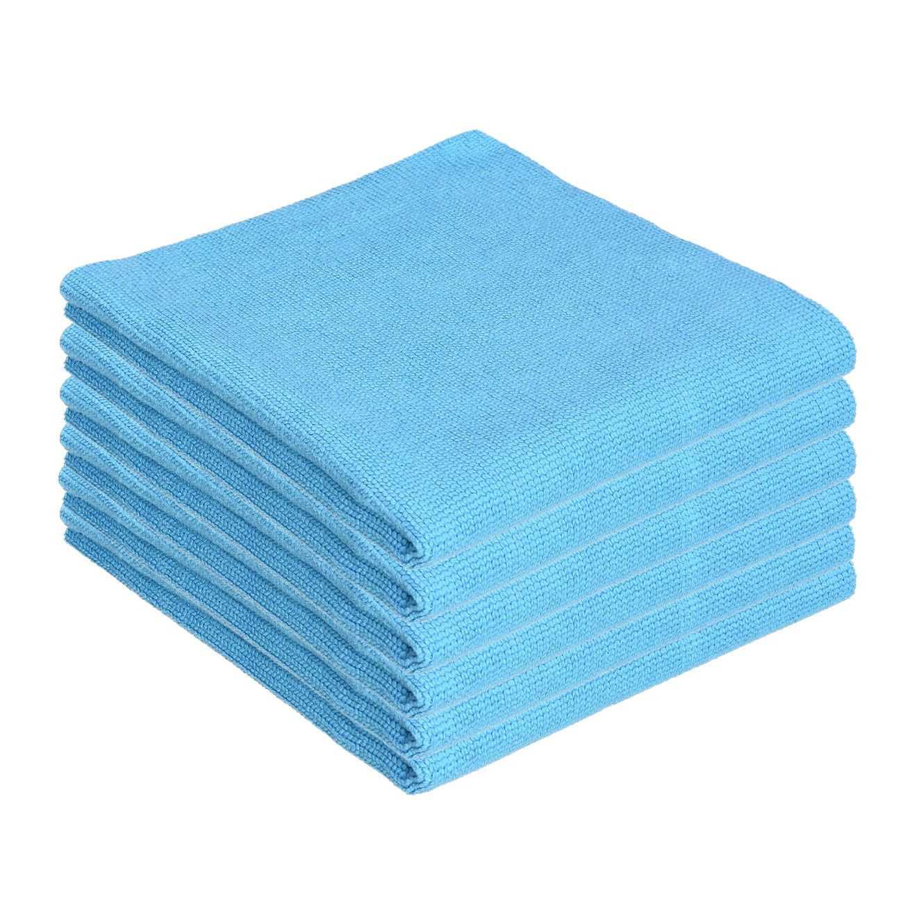 Detail Passion Mikrofasertuch Ceramic Buff Pro skyblue 325gsm 6er Set