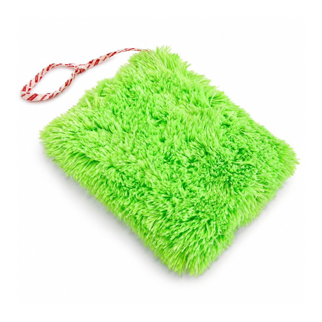 Purestar Creamy Wash Waschpad mit Handgelenksschlaufe neon green