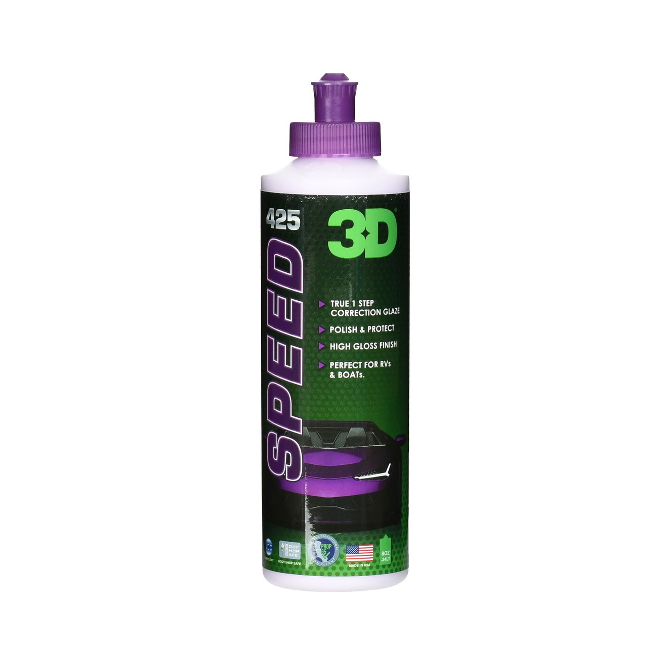 3D Speed All in One Lackpolitur Glaze Wachsversiegelung 236ml 3D Speed All in One 425 Lackpolitur Glaze Wachsversiegelung 236ml