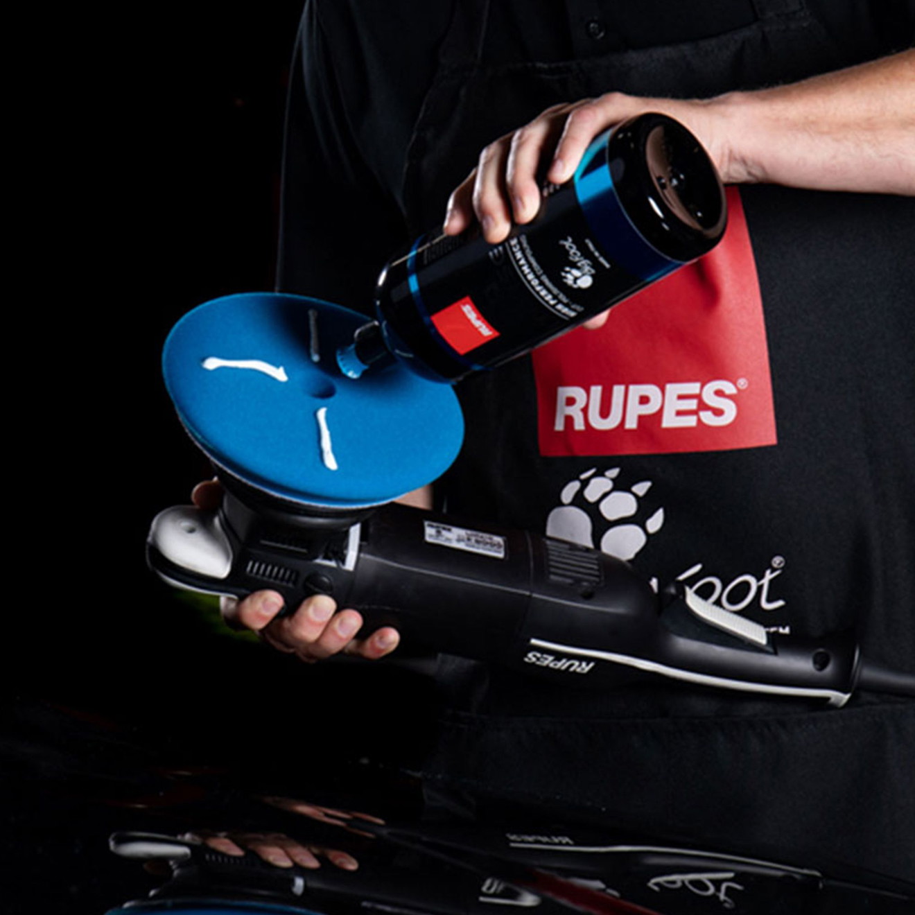 Rupes Polierpad 50mm D-A Coarse hart blau Ø 50/70mm