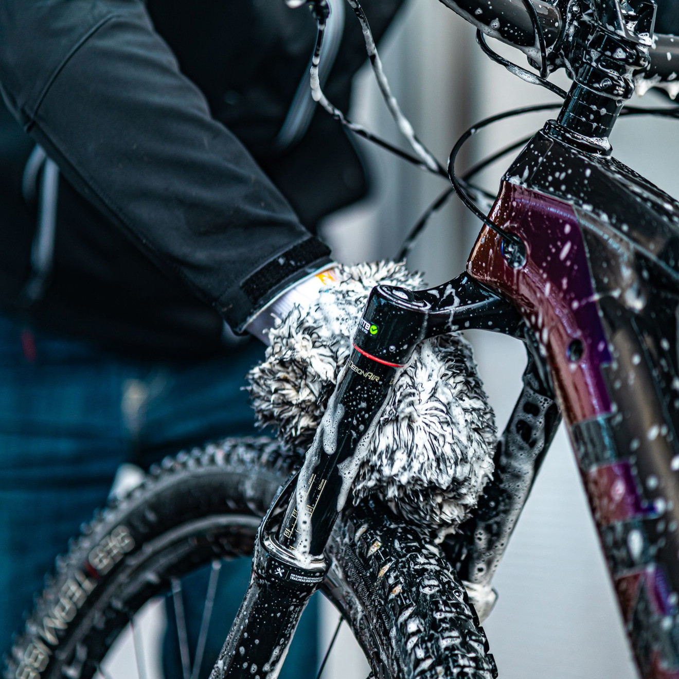 Gtechniq Bike Waschhandschuh Fahrrad & EBike Microfibre Wash Mitt GBM Waschhandschuh für Fahrräder