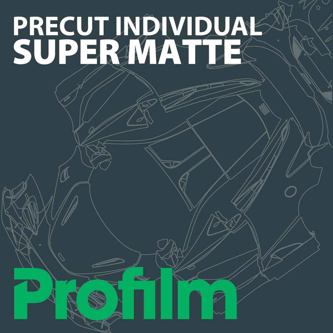 PPF PreCut Customized Super Matte Lackschutzfolie Folienzuschnitt pro lfm