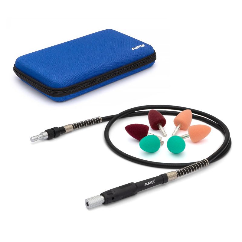 APS HEX-Polisher KIT Flexible Welle Kit für Flex PXE80 8-teilig
