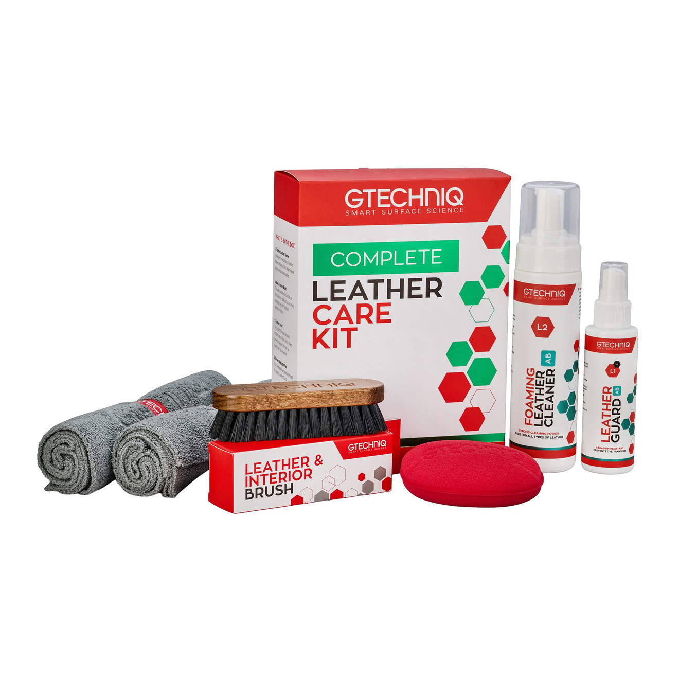 Gtechniq Complete Leather Care Kit Leather Cleaning & Care Set 300ml