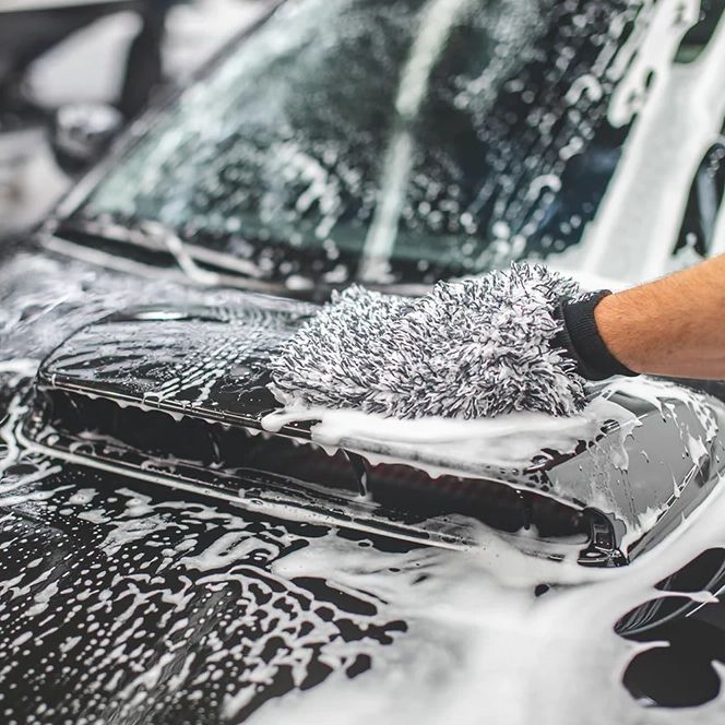 The Rag Company Waschhandschuh CYCLONE Ultra Premium Blue White