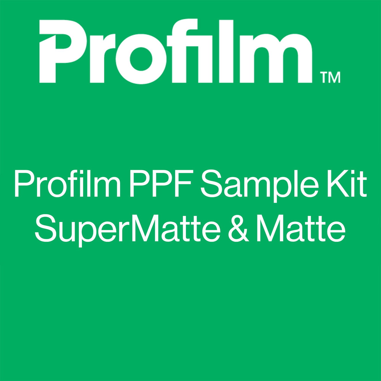 Profilm PPF Sample Kit Matte SuperMatte & Matte Kit d'échantillons PPF Profilm Matte SuperMatte & Matte