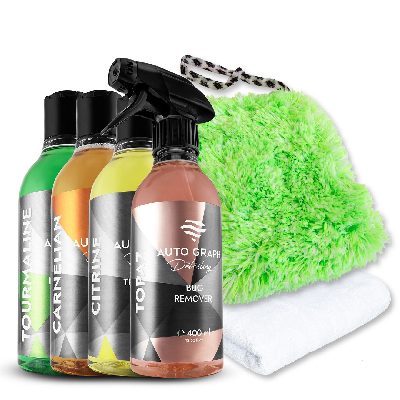 AUTO GRAPH Detailing Complete Wash Set L – 5 pièces