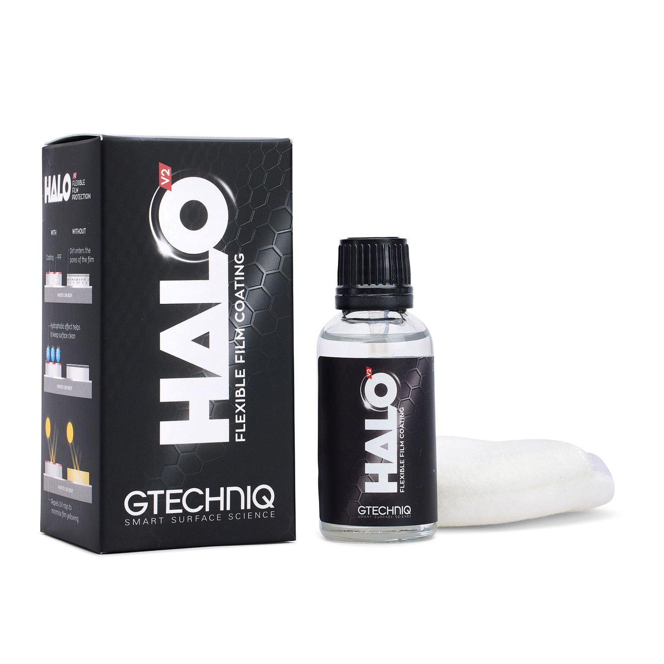 Gtechniq HALOv2 Keramikversiegelung Folierungen PPF Wrappings 50ml Gtechniq HALOv2 Ceramika Ochronna dla Folii PPF i Wrappingów 50ml