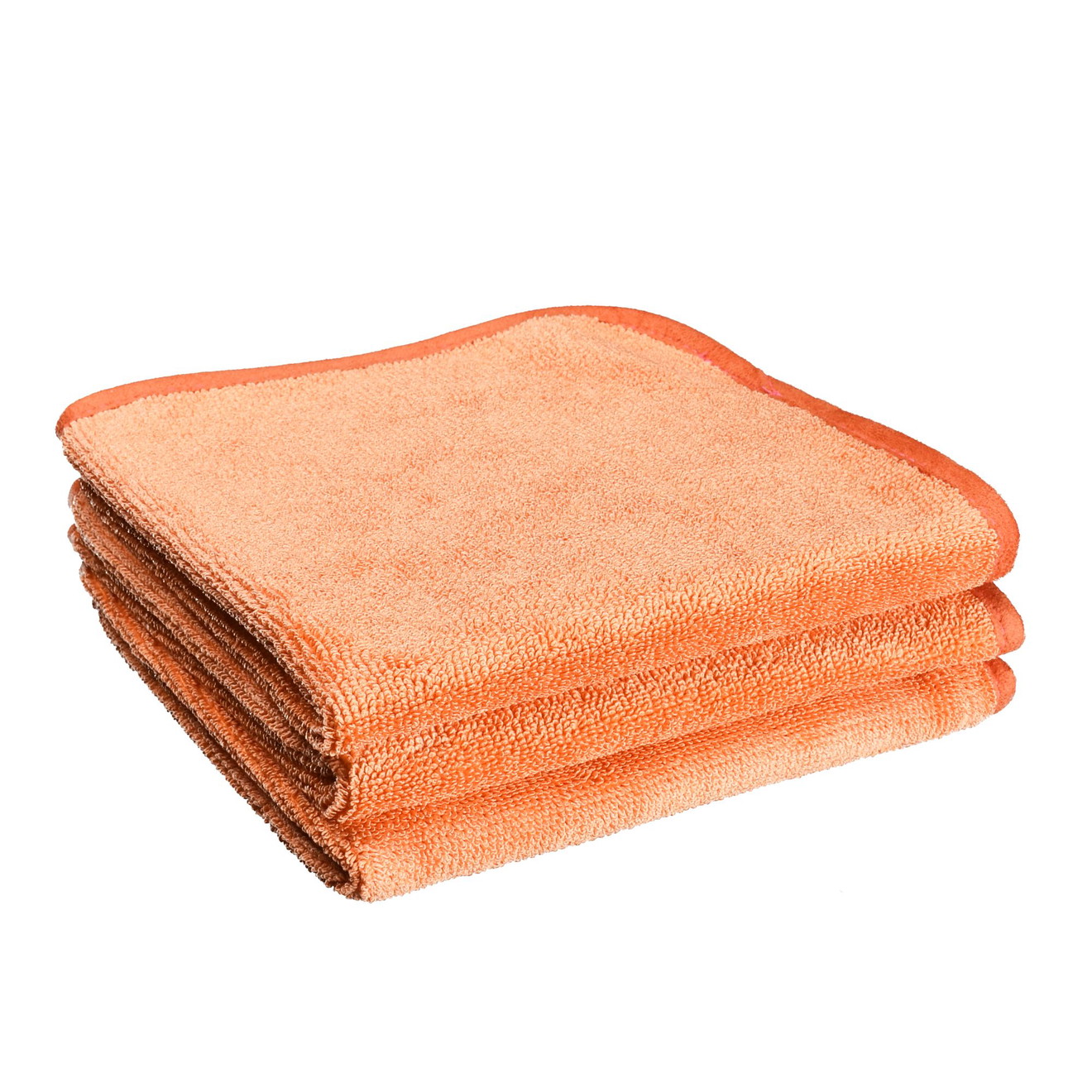 The Rag Company Premium Window Polishing Cloth FTW Orange 3-Pack