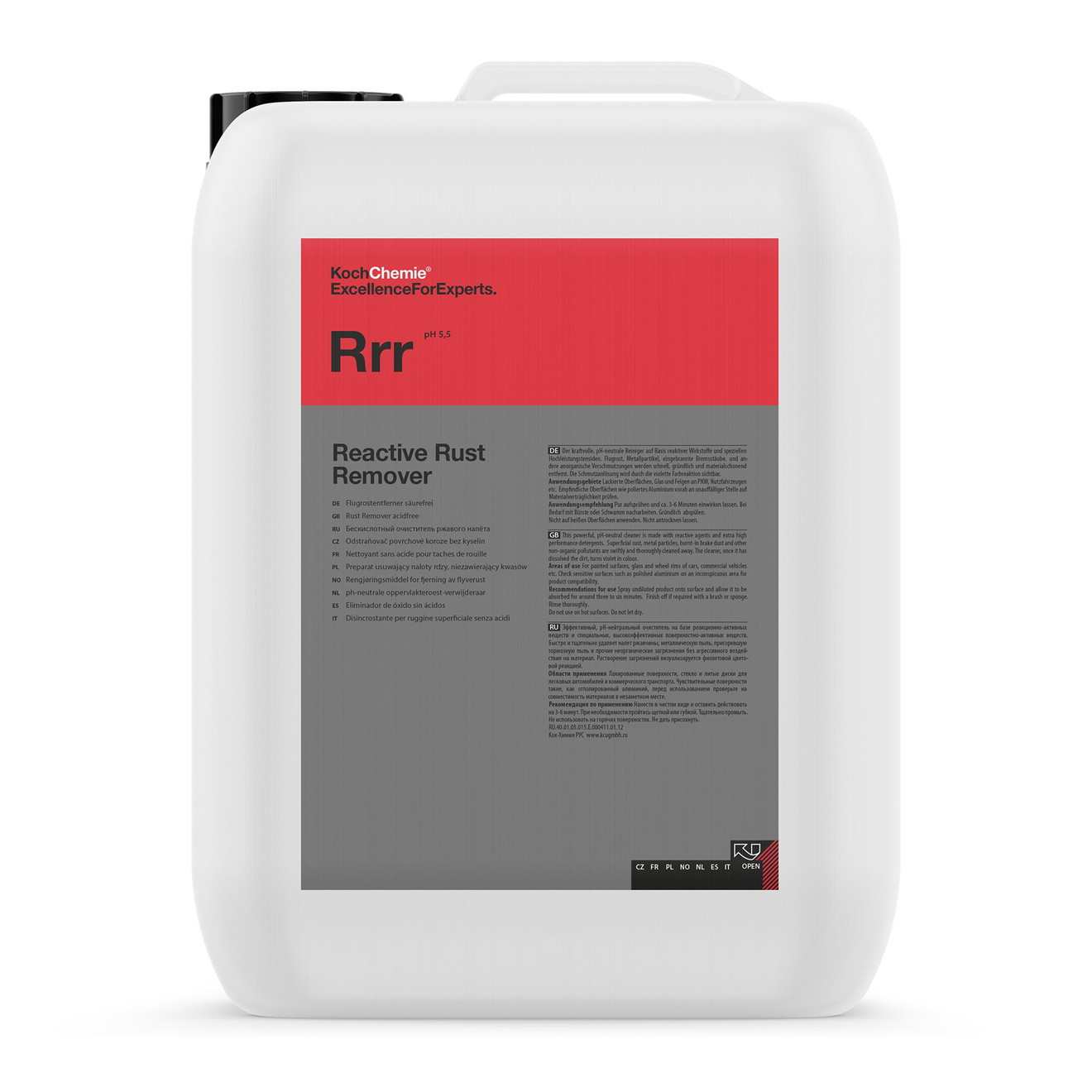 Koch Chemie Reactive Rust Remover Flugrostentferner RRR 5000ml