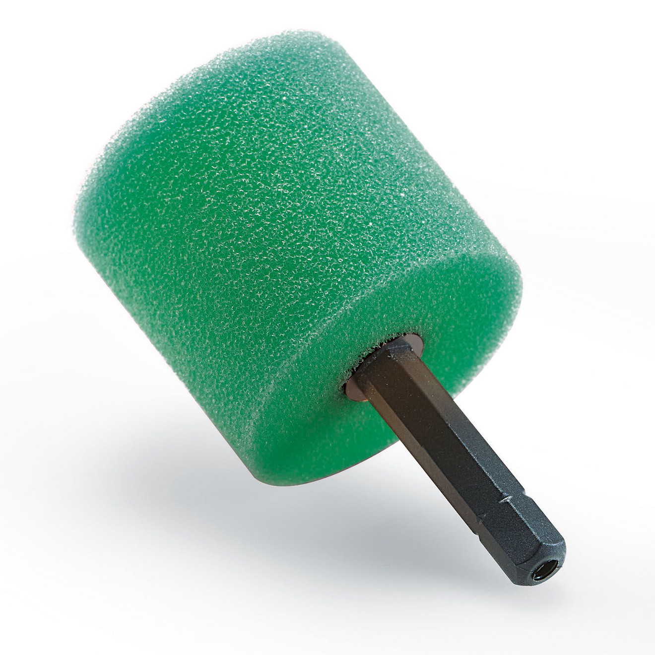 Flex Hard Polishing Sponge Cylinder 1/4 Hex Bit Adapter