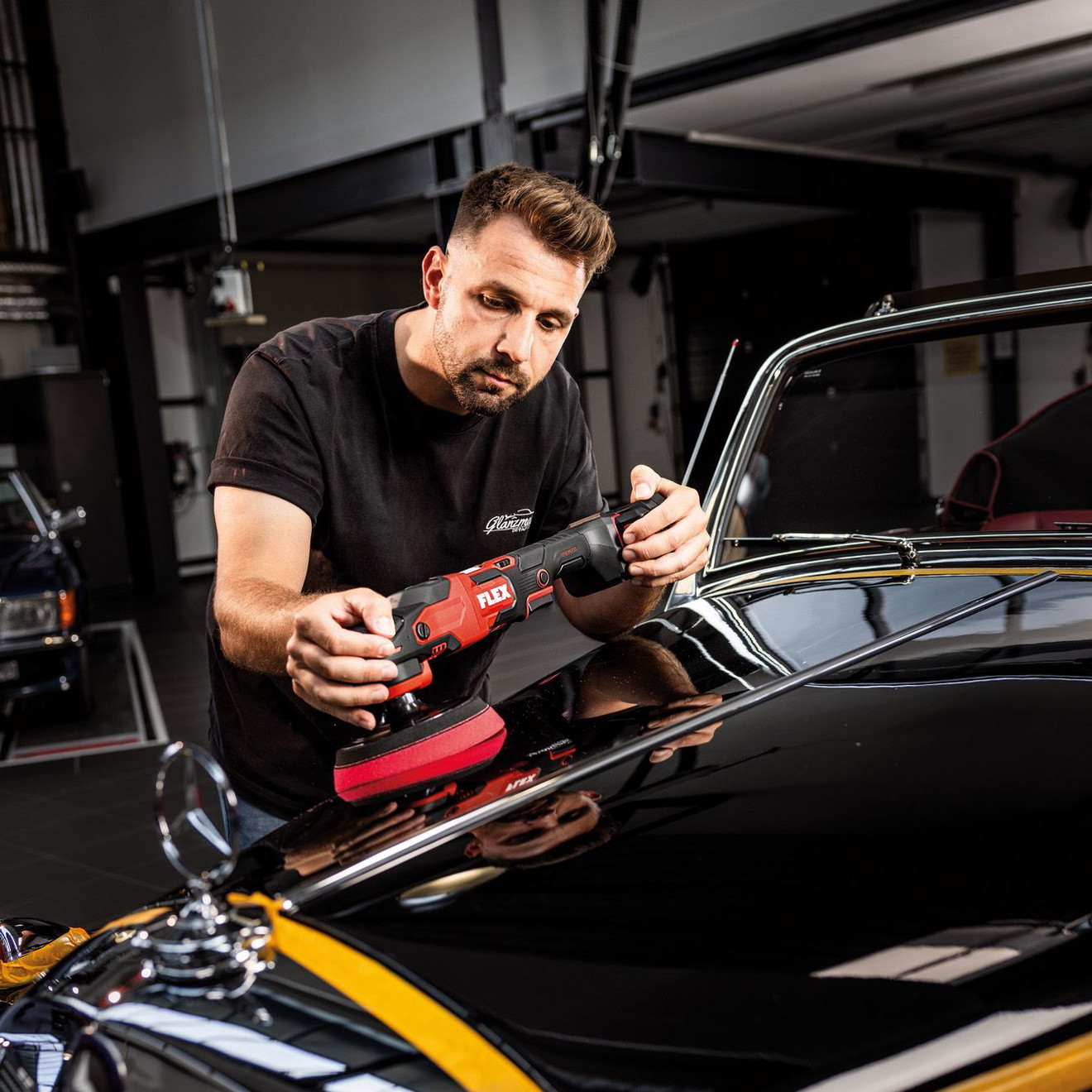 Flex Poliermaschine Akku Rotation PE 18V