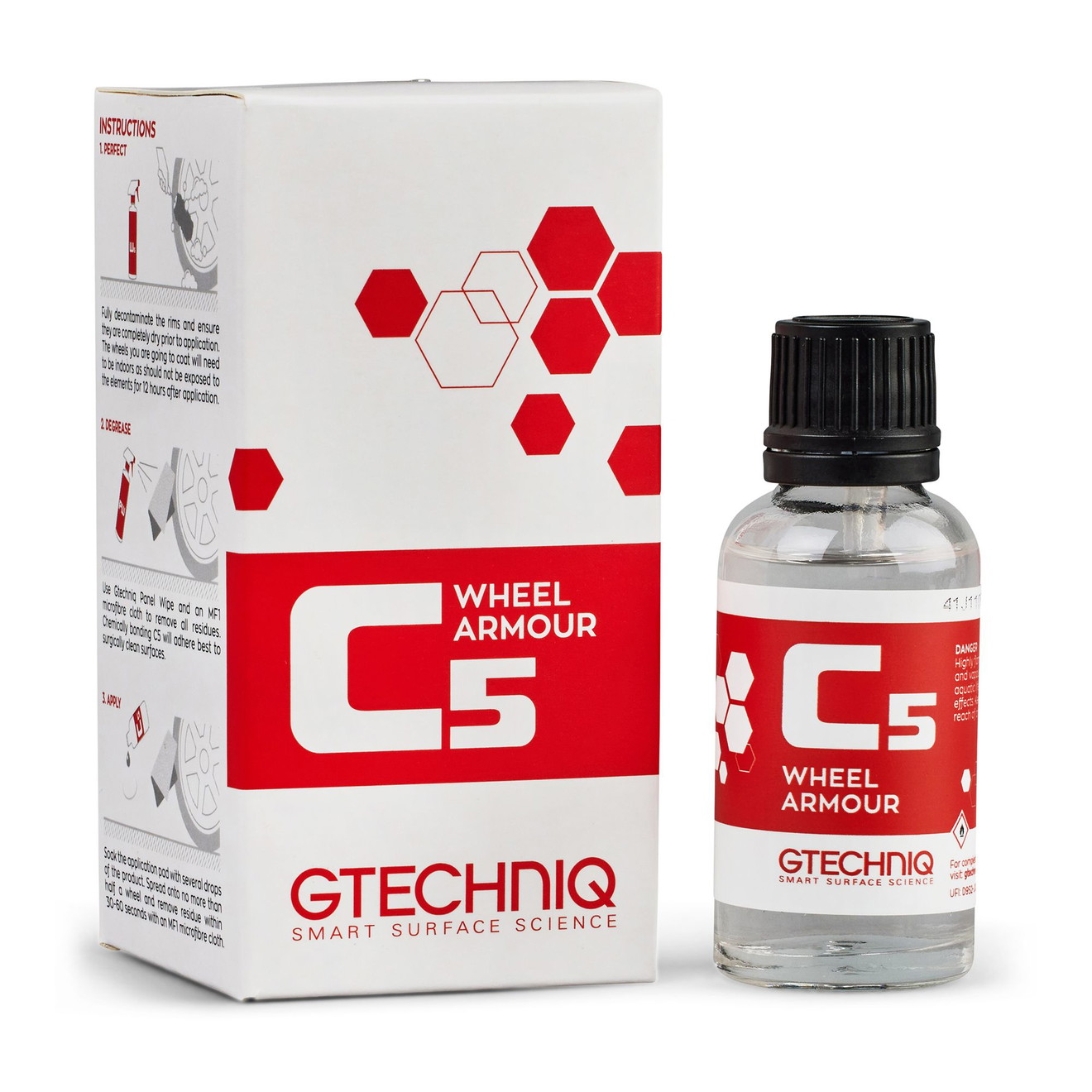 Gtechniq Felgenversiegelung Langzeit C5 Wheel Armour 15ml Gtechniq Long-Lasting C5 Wheel Armour 15ml