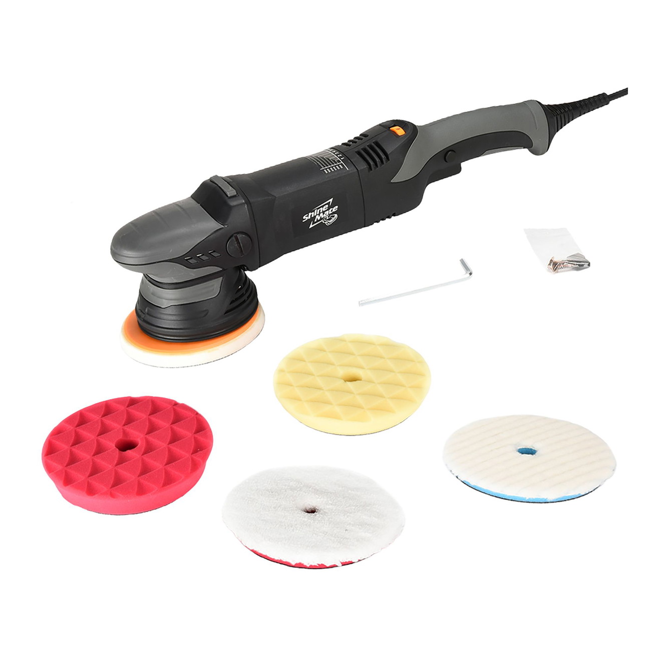 ShineMate Poliermaschine 150mm EX620-6/21 Exzenterpolierer Hub 21mm
