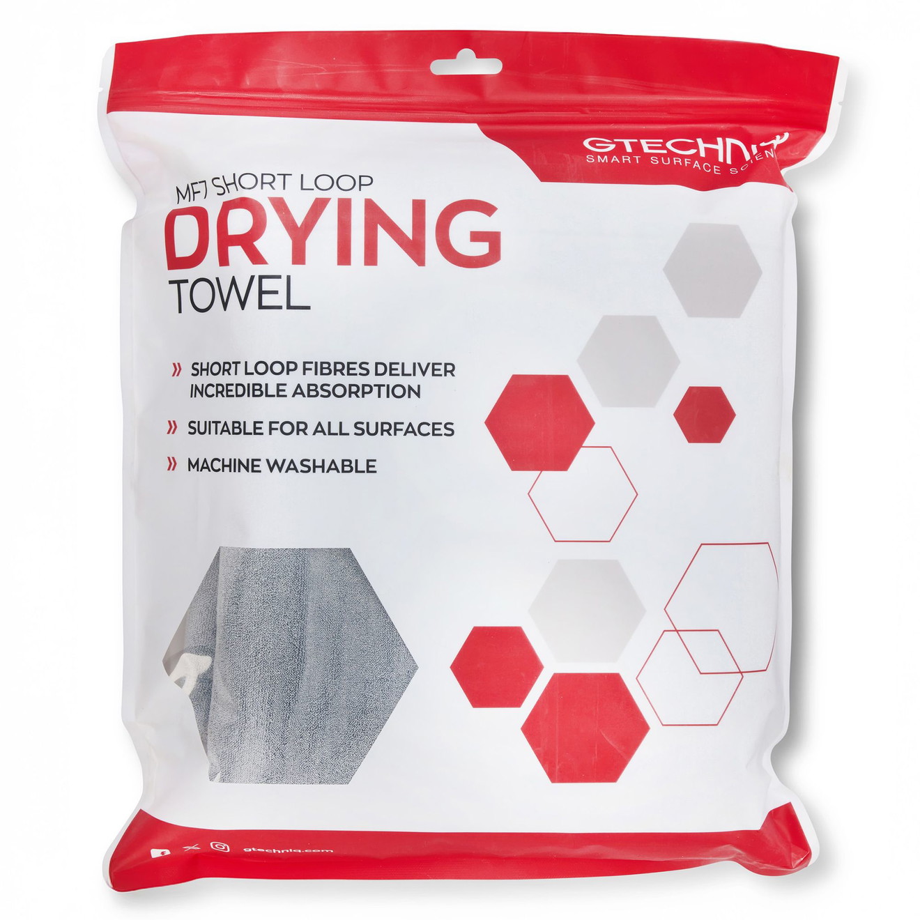 Gtechniq Short Loop Drying Towel Trockentuch MF7 90 x 70cm