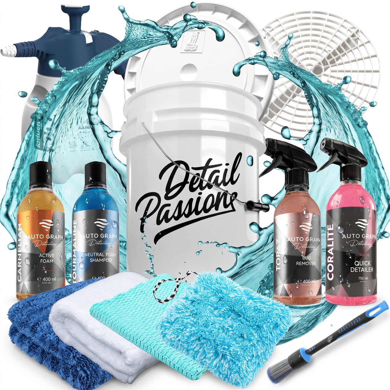 Detail Passion 20L Auto Waschset Clean and Seal