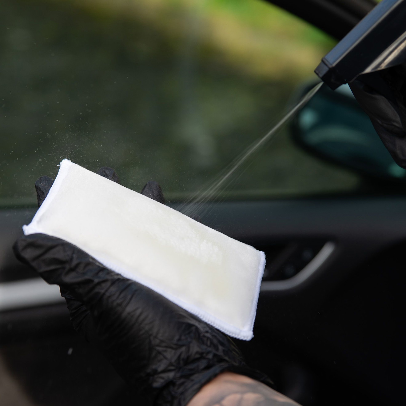 Detail Passion Scrub Pad Mikrobürsten Pad Kunststoff + Leder