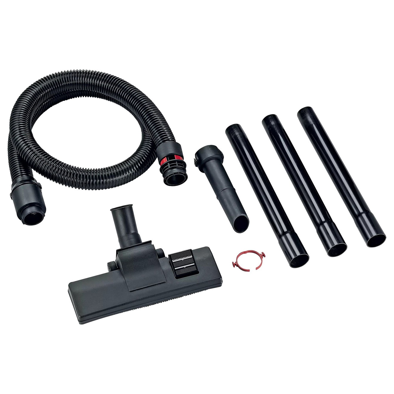 Kit Pulizia Flessibile Dossi, Tubo, Spazzole per Aspirapolvere VC 6 1,5m