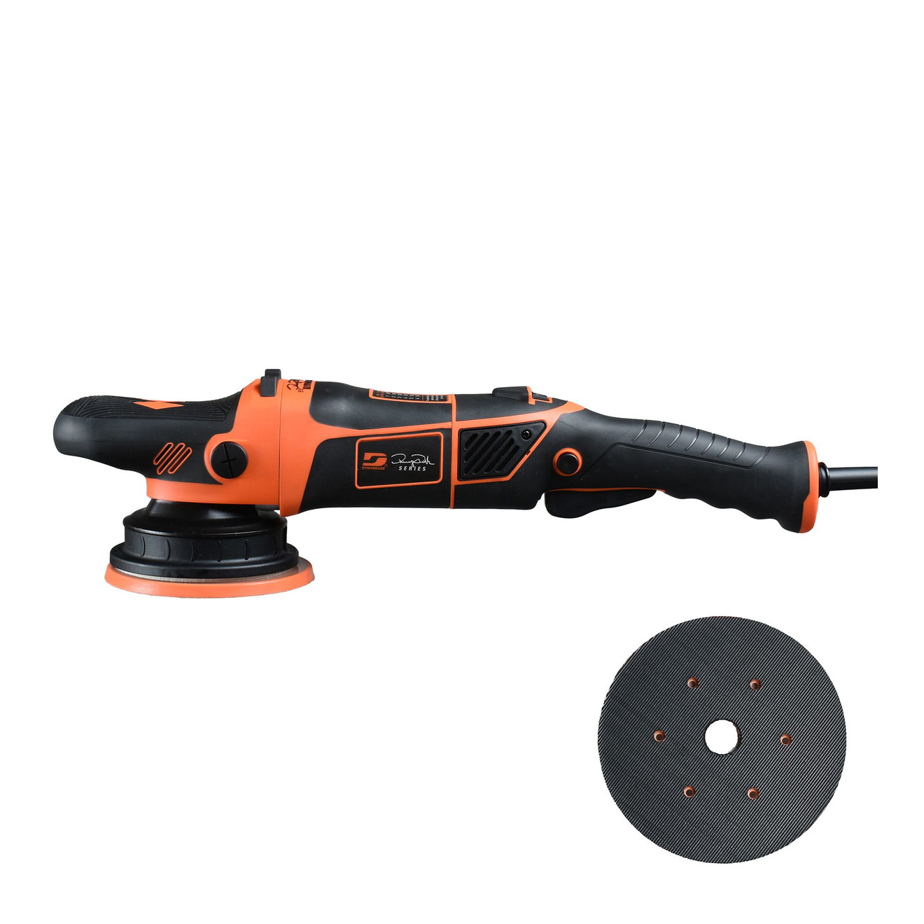 Dynabrade DB8E Poliermaschine Zwangsexzenter Detail Passion Kit mit Zubehör