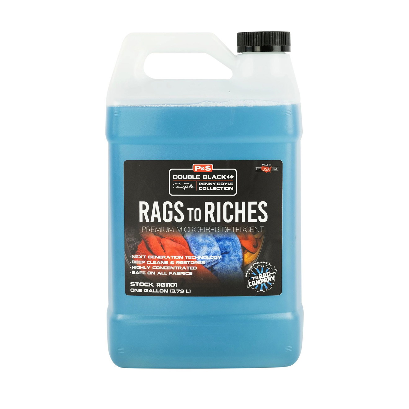 P&S Microfiber Wash R2R Rags to Riches The Rag Company 3780ml