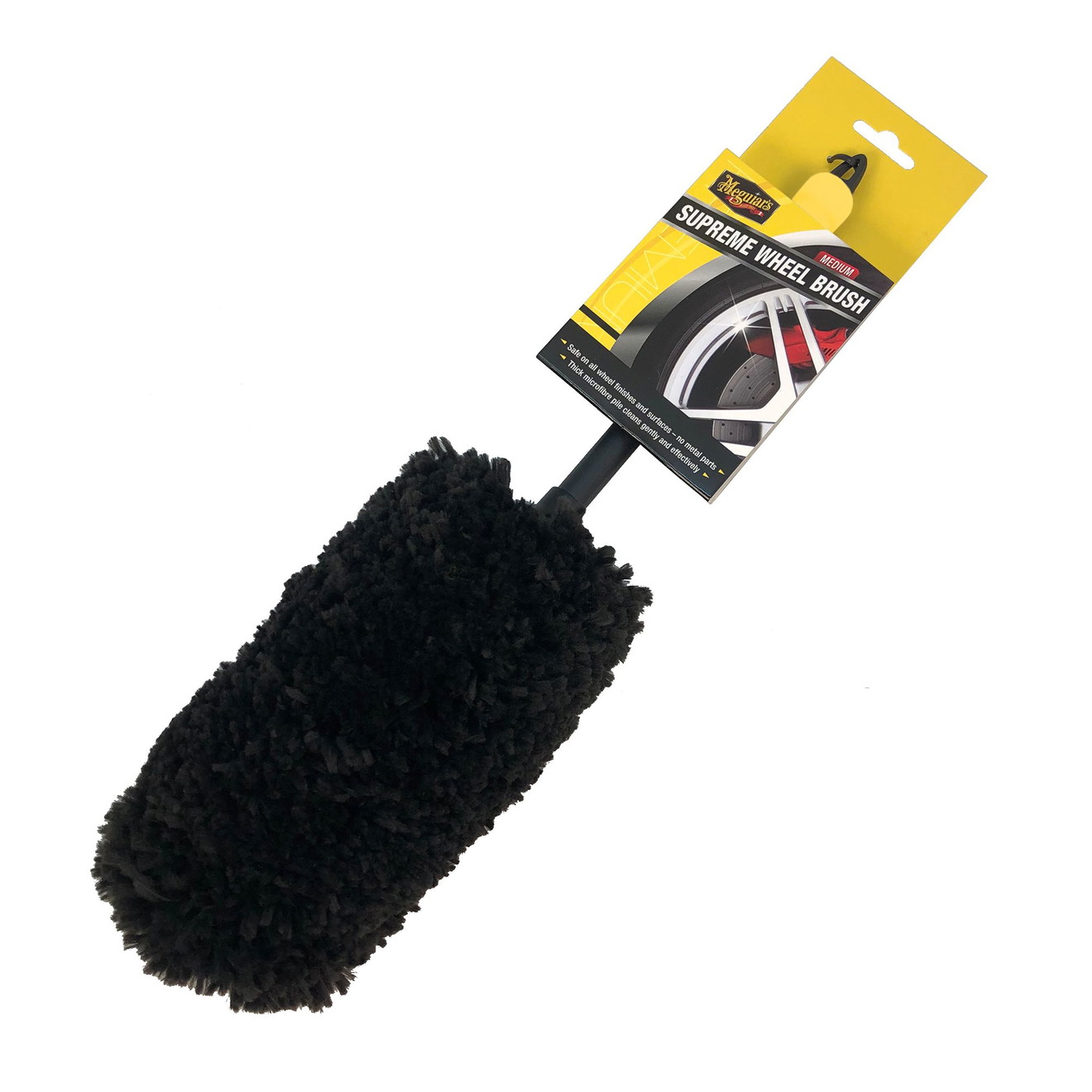Meguiars Supreme Wheel Brush Medium Felgenbürste 37x10x10cm Brosse à roues Meguiars Supreme Medium 37x10x10cm