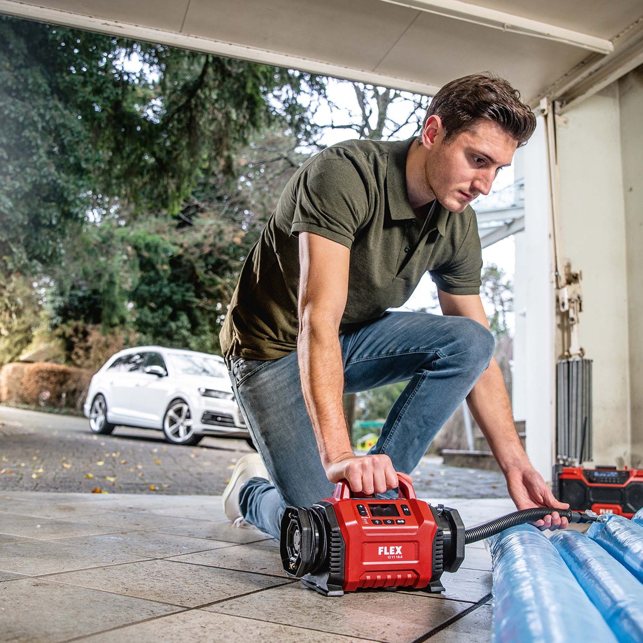 Flex Akku-Kompressor 12 / 18V CI 11 18.0 Luftkompressor für Flex Akkus