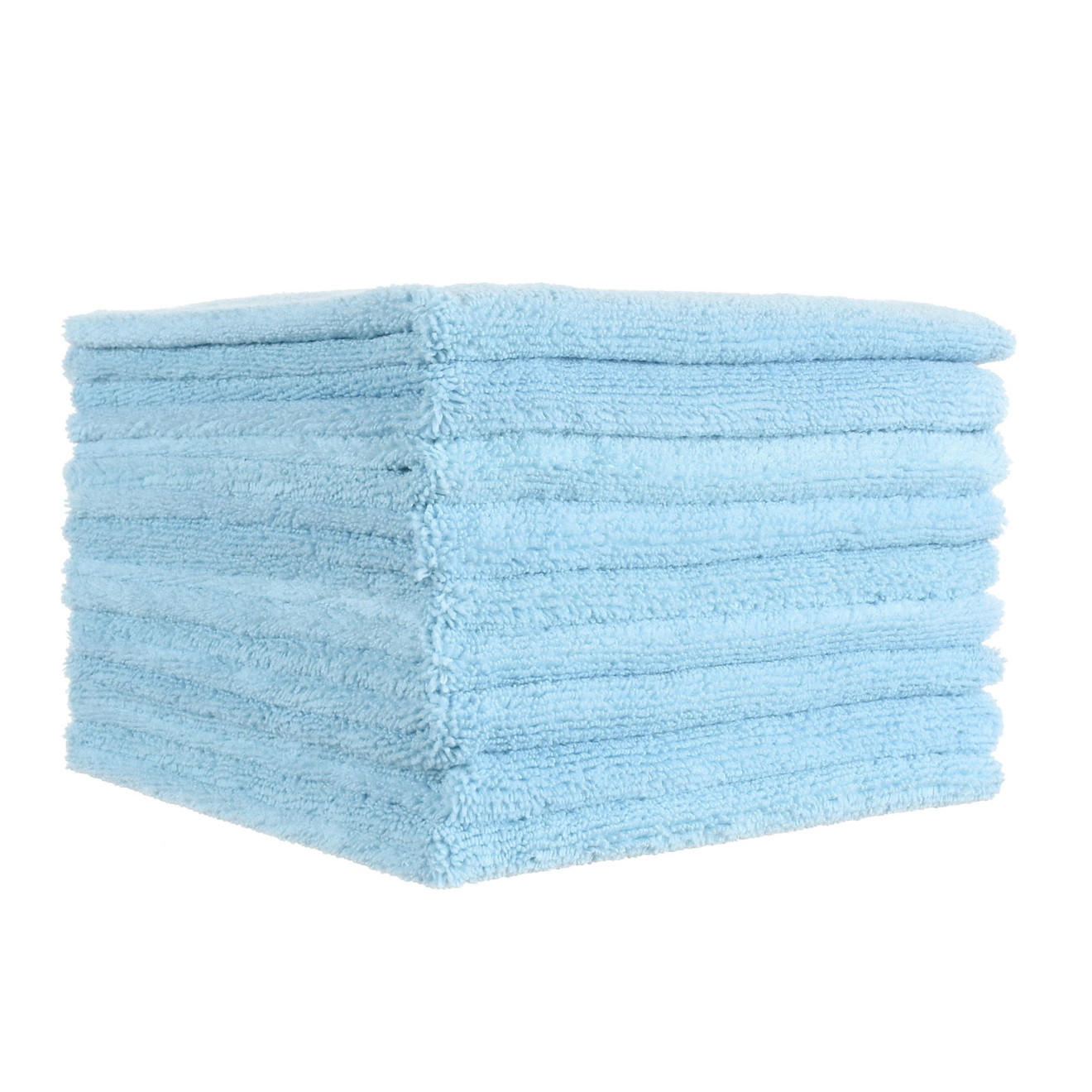 Detail Passion Microfiber Cloth Ceramic Buff Splitted Double40 Skyblue 10 Pack