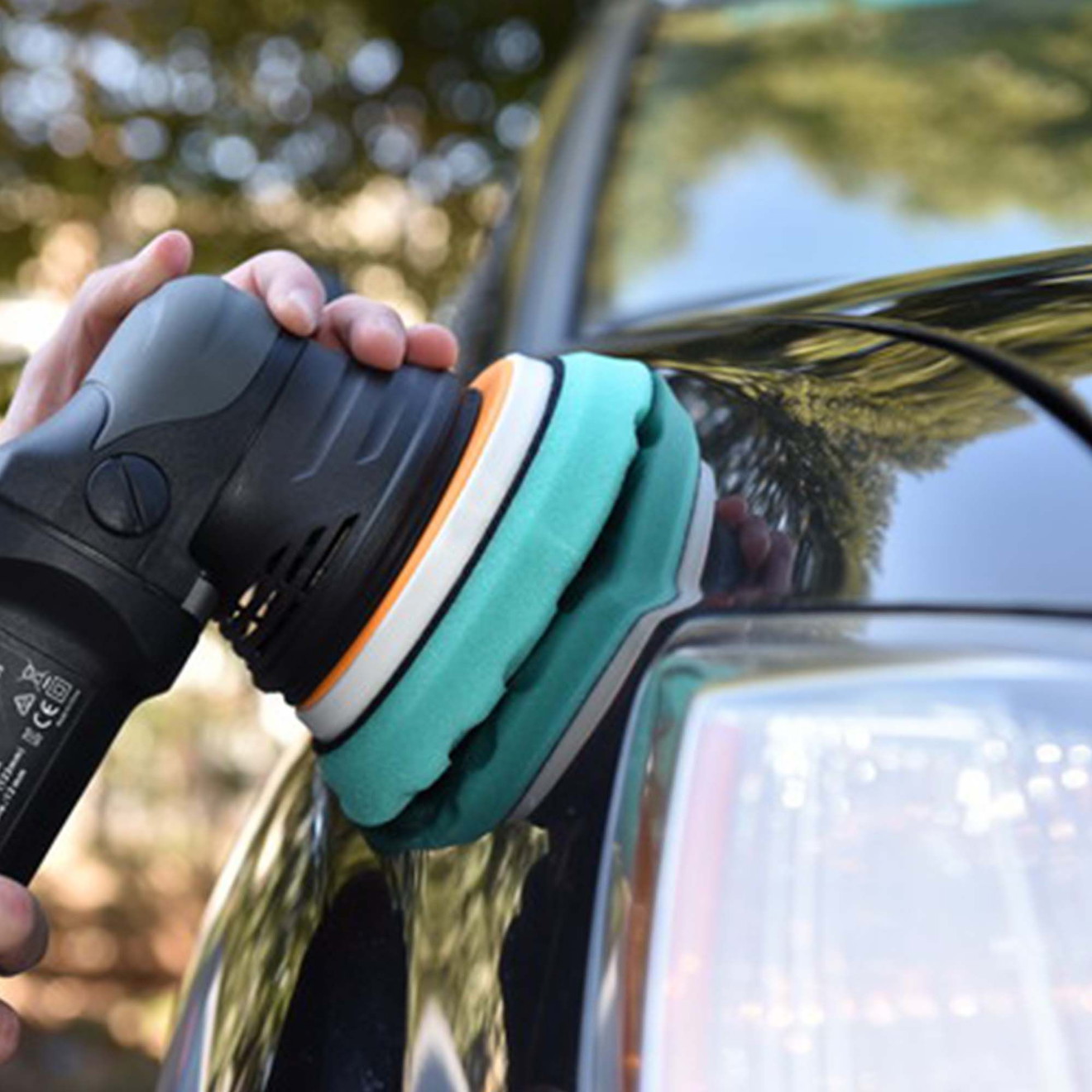 ShineMate Poliermaschine 125mm EX605-5/12 Exzenterpolierer Hub 12mm