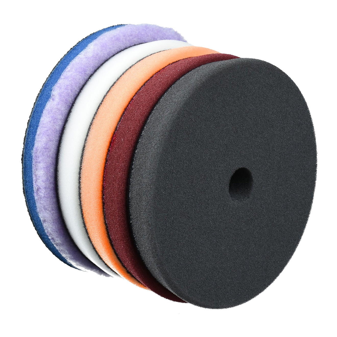 Pads de polissage DP Pro 125mm Therminator Action-Pack Hybrid Wool à Finition 5 pièces