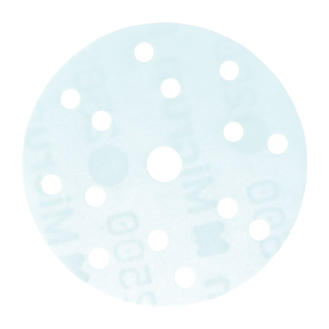 MICRUM Mil Trockenschleifscheibe 150mm 15 Löcher P2500 25 Stück