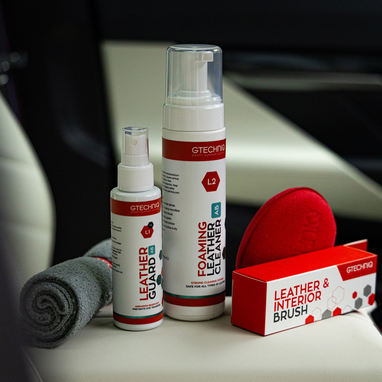 Gtechniq Complete Leather Care Kit Lederreinigung Lederpflege Set 300ml