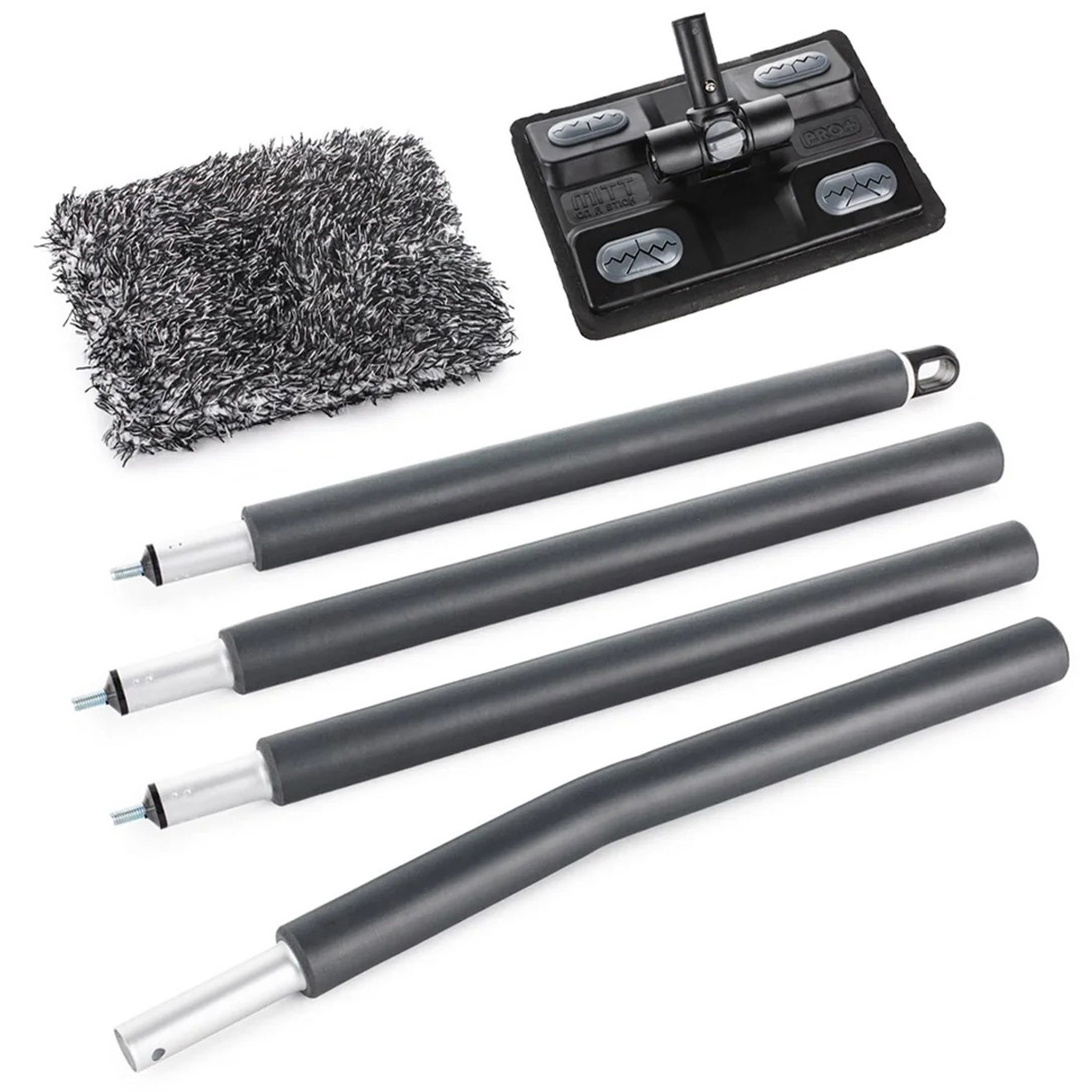 Mitt on a Stick Pro+ Asta di Lavaggio XXL per Caravan, Camper, SUV, Truck