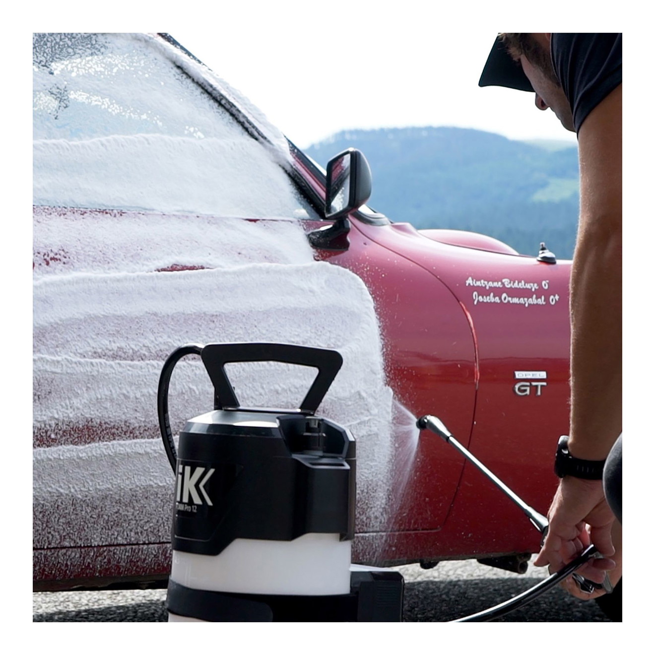 IK E Foam Pro 12 Pulverizator electric cu spumă, valvă compresor și baterie 6000ml