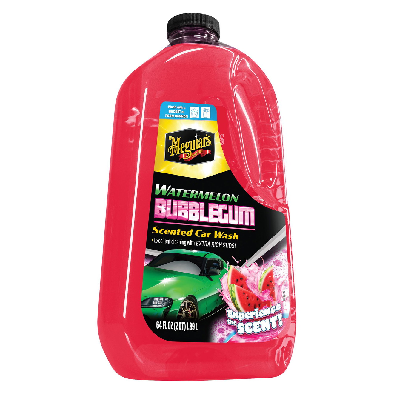 Meguiars Autowaschshampoo Watermelon Bubblegum Scented Car Wash 1890ml Meguiar's Watermelon Bubblegum Scented Car Wash 1890ml
