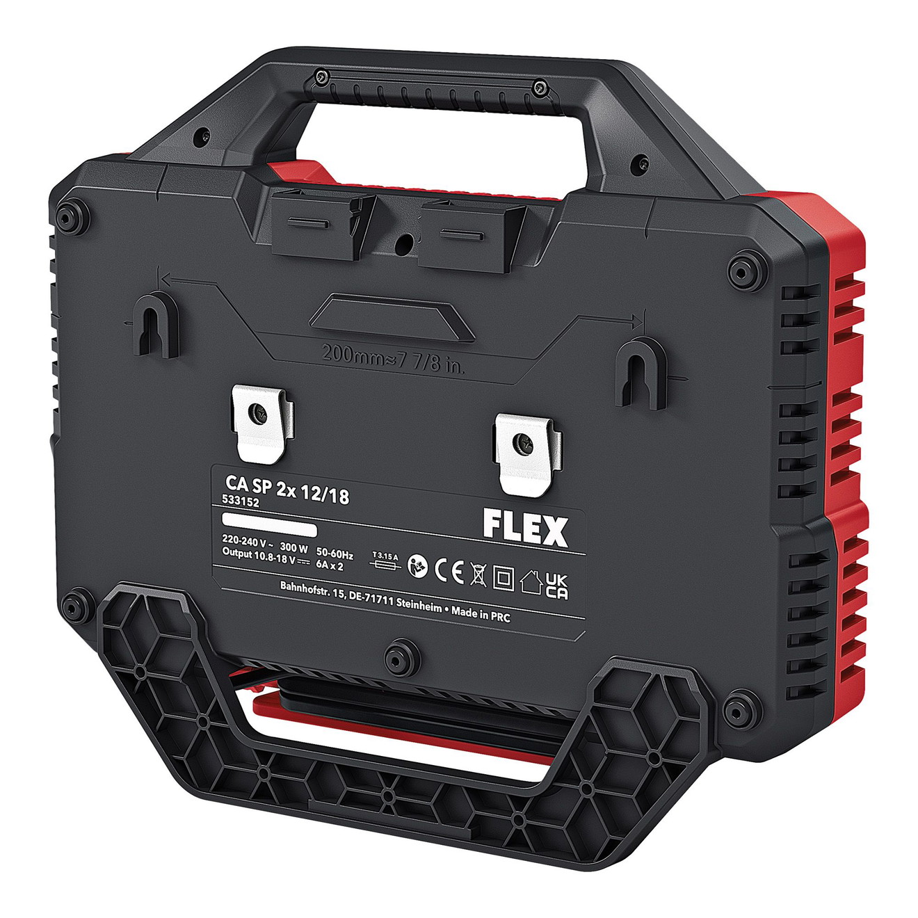 Flex Doppel Schnell Ladegerät CA SP 2x 12/18 für 10.8 12 18V Akkus