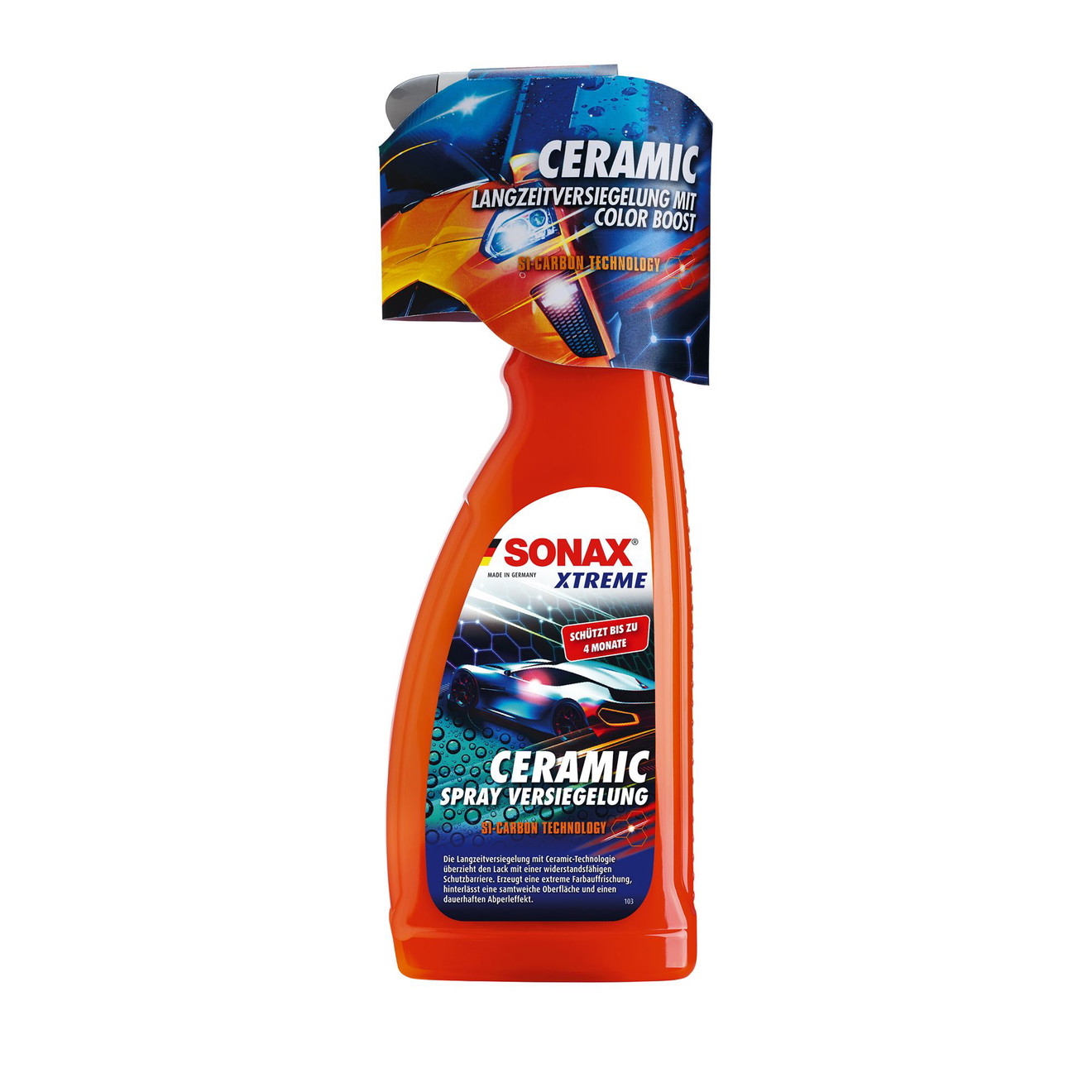 SONAX XTREME Ceramic Spray Sealant 750ml Superglatter Langzeit Schutz Silicium Carbon von Chemical-Shark.de
