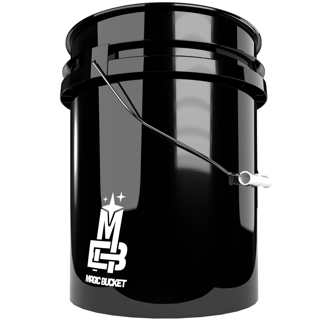 Magic Bucket Wascheimer 5 US Gallonen ca. 20 Liter schwarz Grit Guard ähnlicher Wascheimer