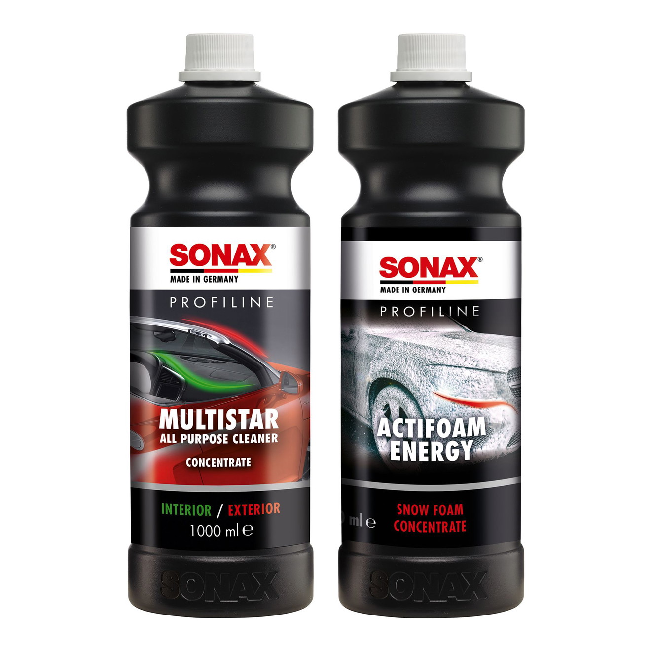SONAX PROFILINE Super Reiniger-Bundle ActiFoam Energy + MultiStar 2000ml SONAX PROFILINE Super Cleaner Bundle ActiFoam Energy + MultiStar 2000ml