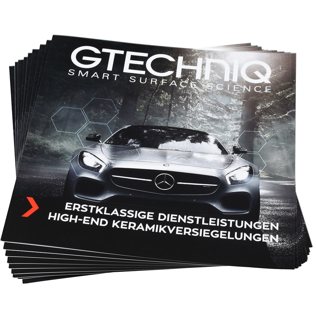 Gtechniq Brochures "Gtechniq Services & Crystal Serum Ultra" 25 Pieces