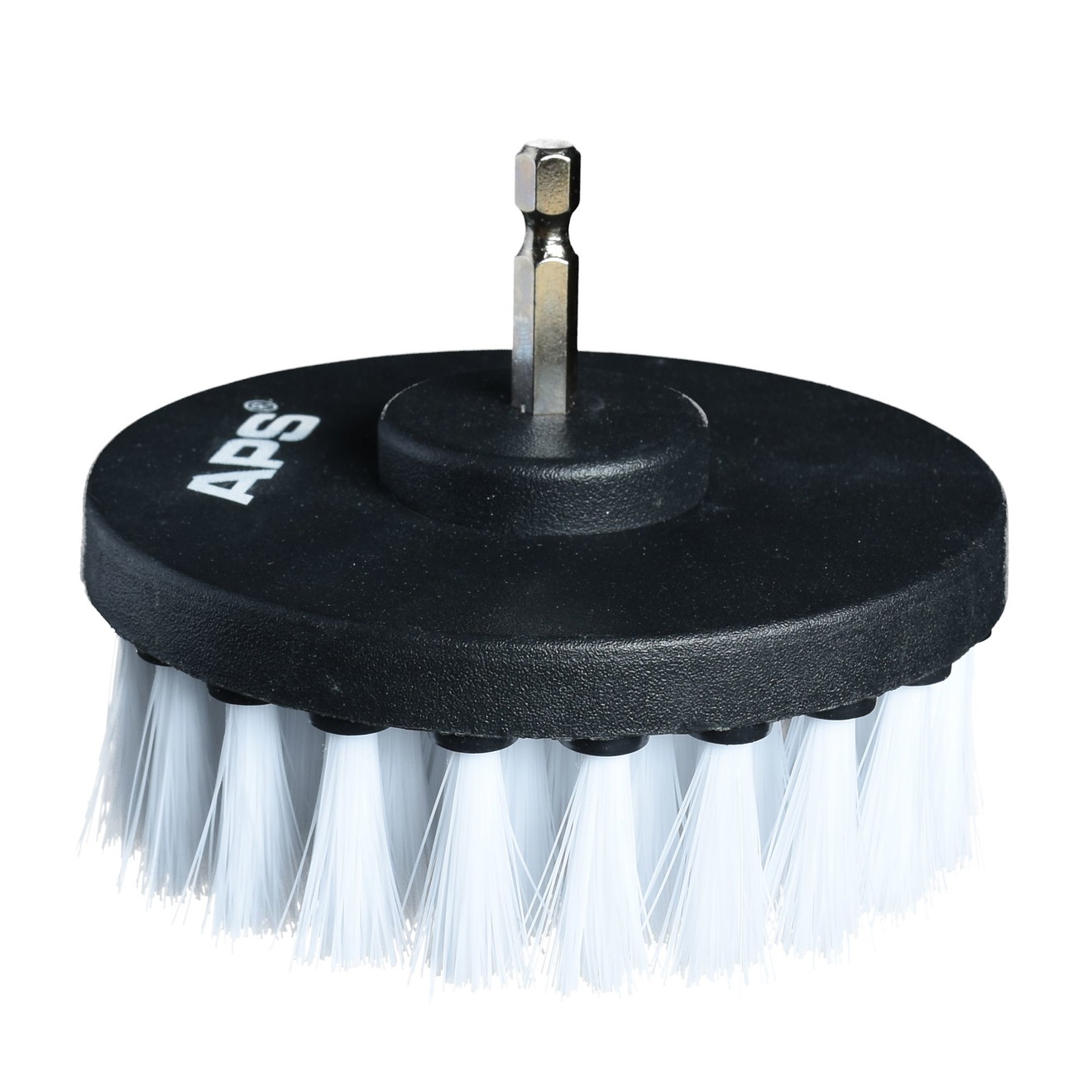 APS Drill Brush Soft - мека ротираща четка бяла Ø100mm