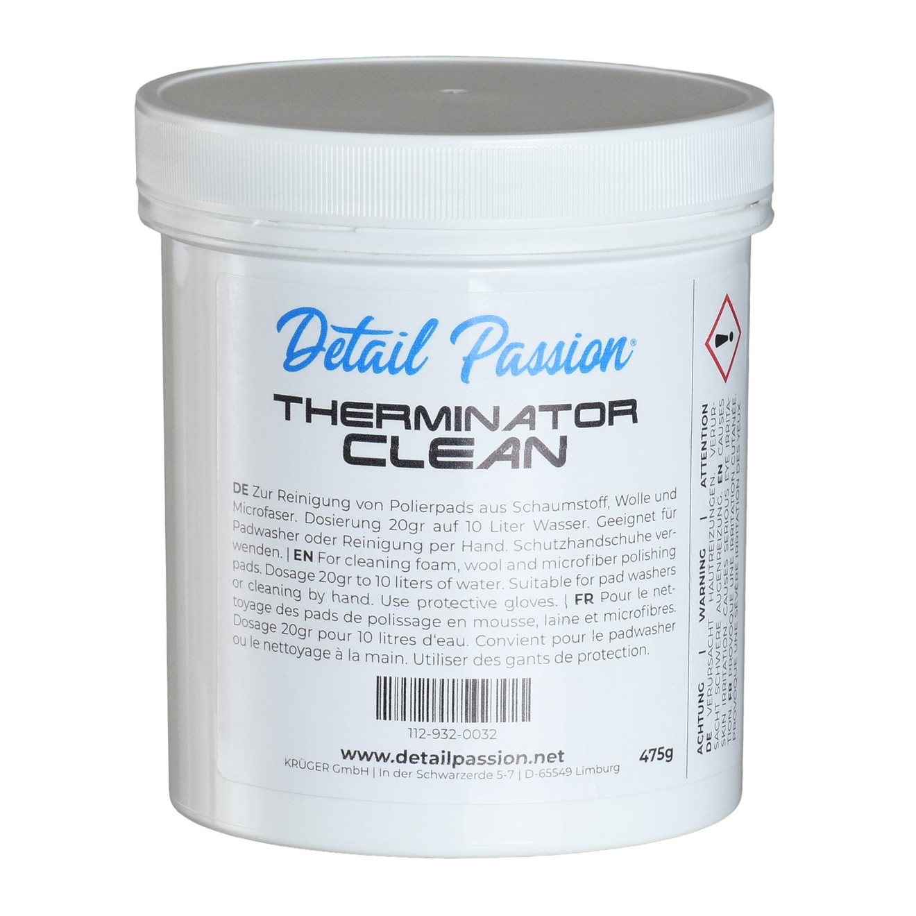 DP Pro Therminator Clean Polierpad-Reiniger Polishing Pad Revitalizer 475g Polierpads porentief reinigen: Detailing Products Pad Revitalizer bei Chemical-Shark.de