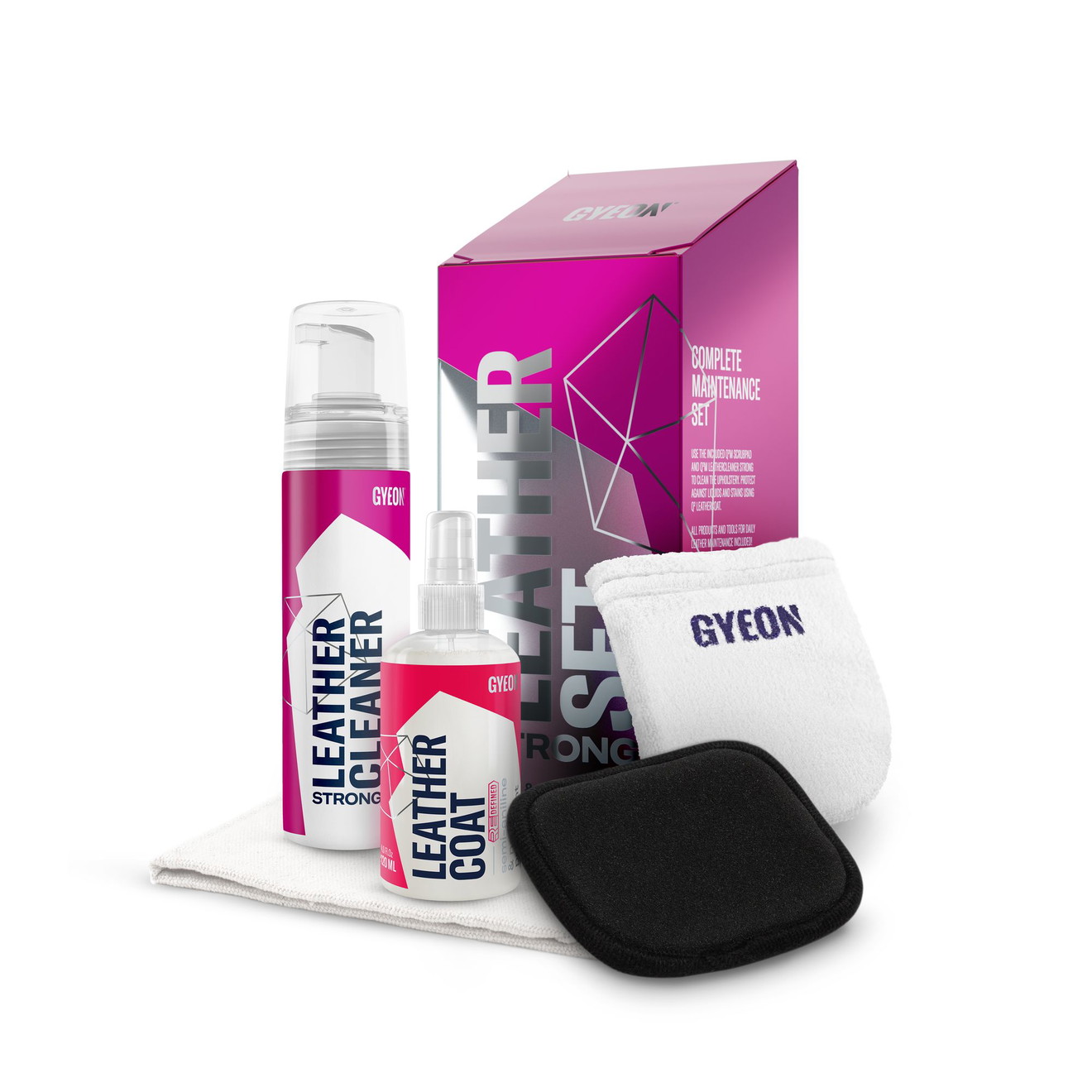 GYEON Q2M LeatherSet strong Lederpflege-Set stark 200ml