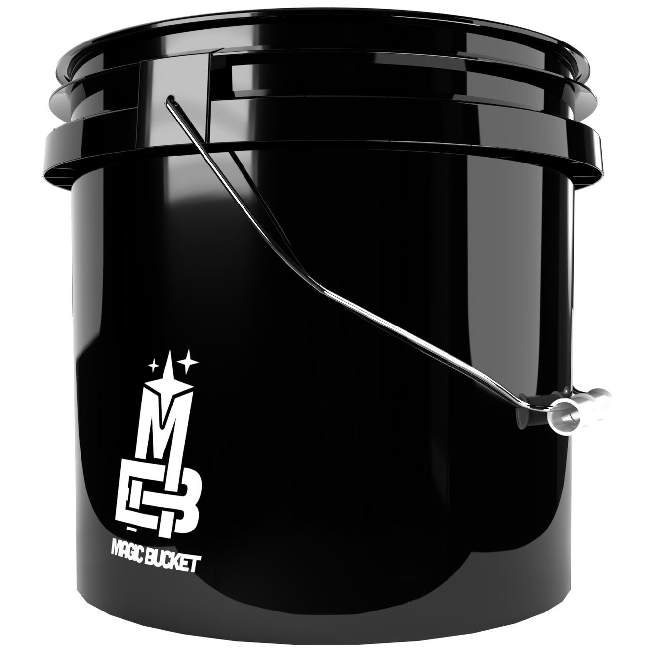 Magic Bucket Wascheimer 3,5 US Gallonen ca. 13 Liter schwarz Grit Guard ähnlicher Wascheimer
