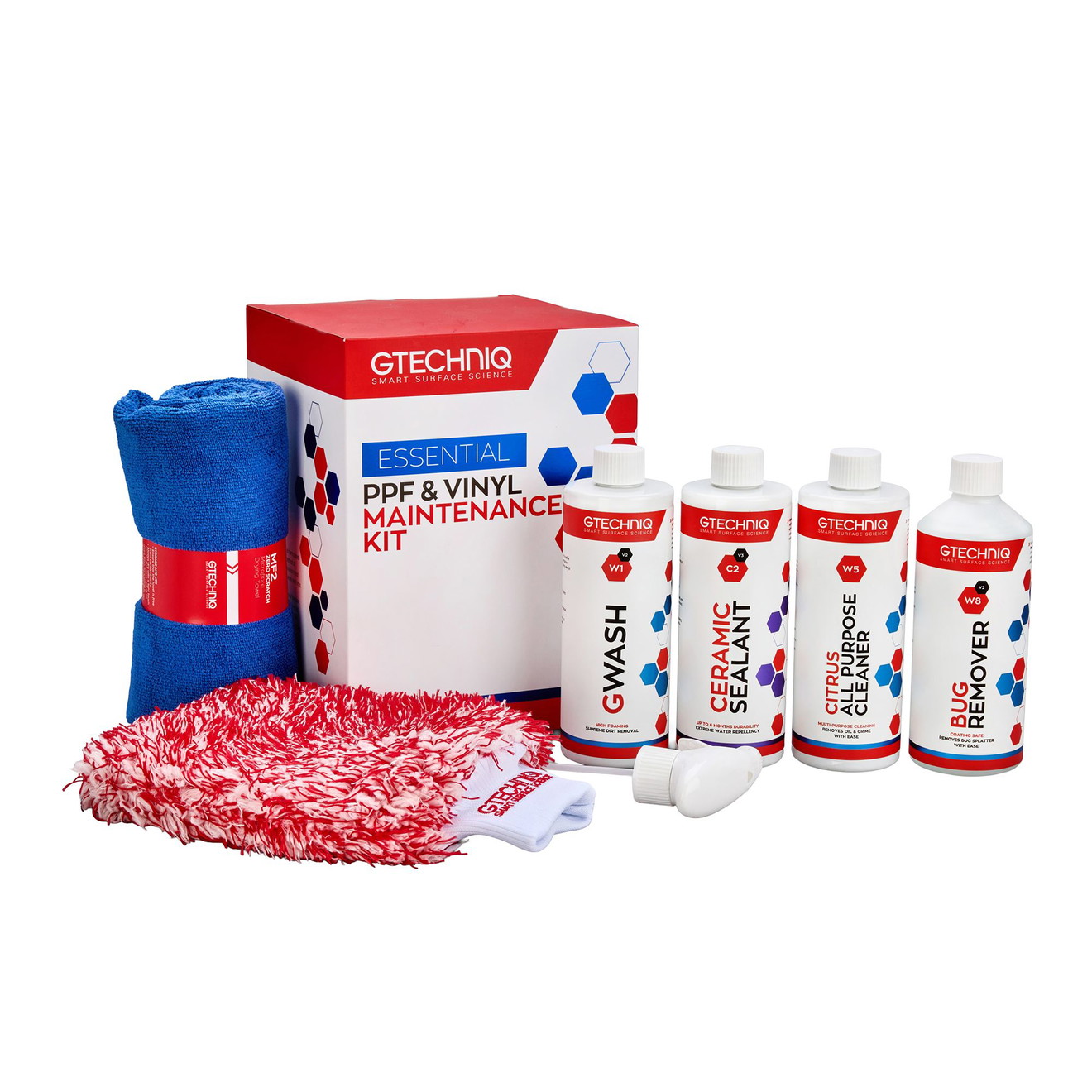 Gtechniq Complete PPF & Wrapping Pflege- + Waschset Lackschutzfolierung 2000ml Gtechniq Kompleksowa Pielęgnacja PPF i Folii - Zestaw 2000ml