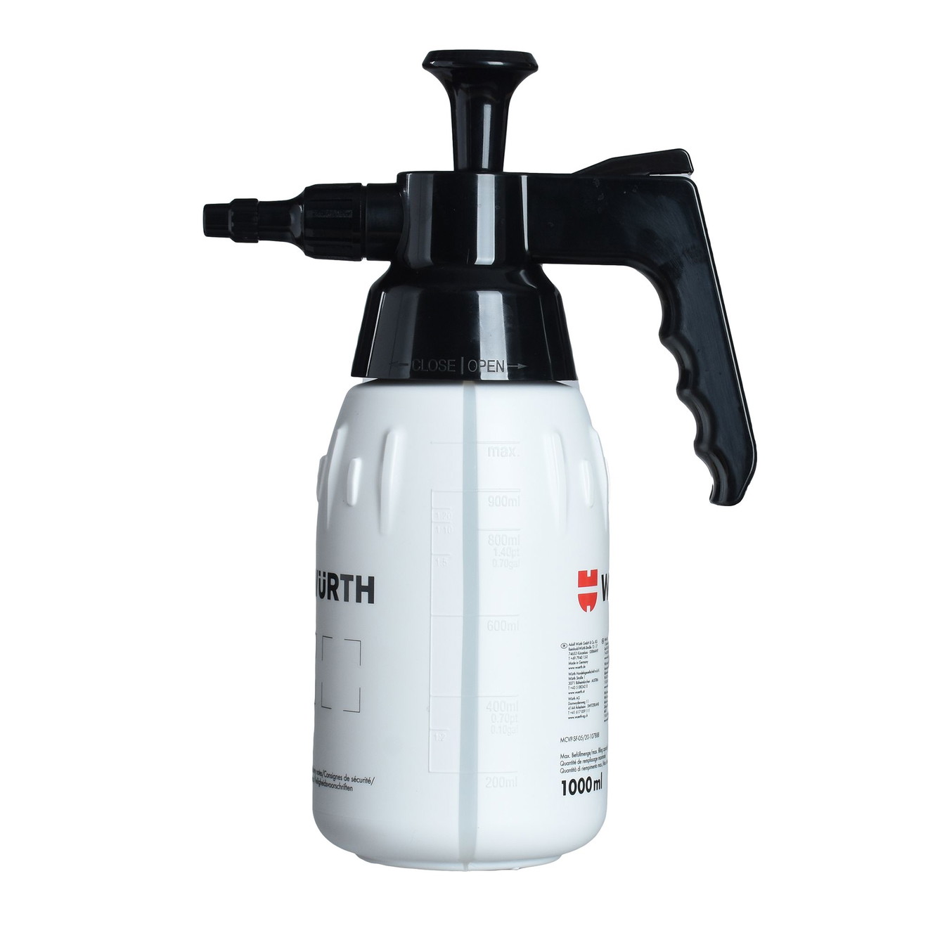 Würth Pumpsprühflasche 360 Grad extrem temperaturbeständig 1000ml