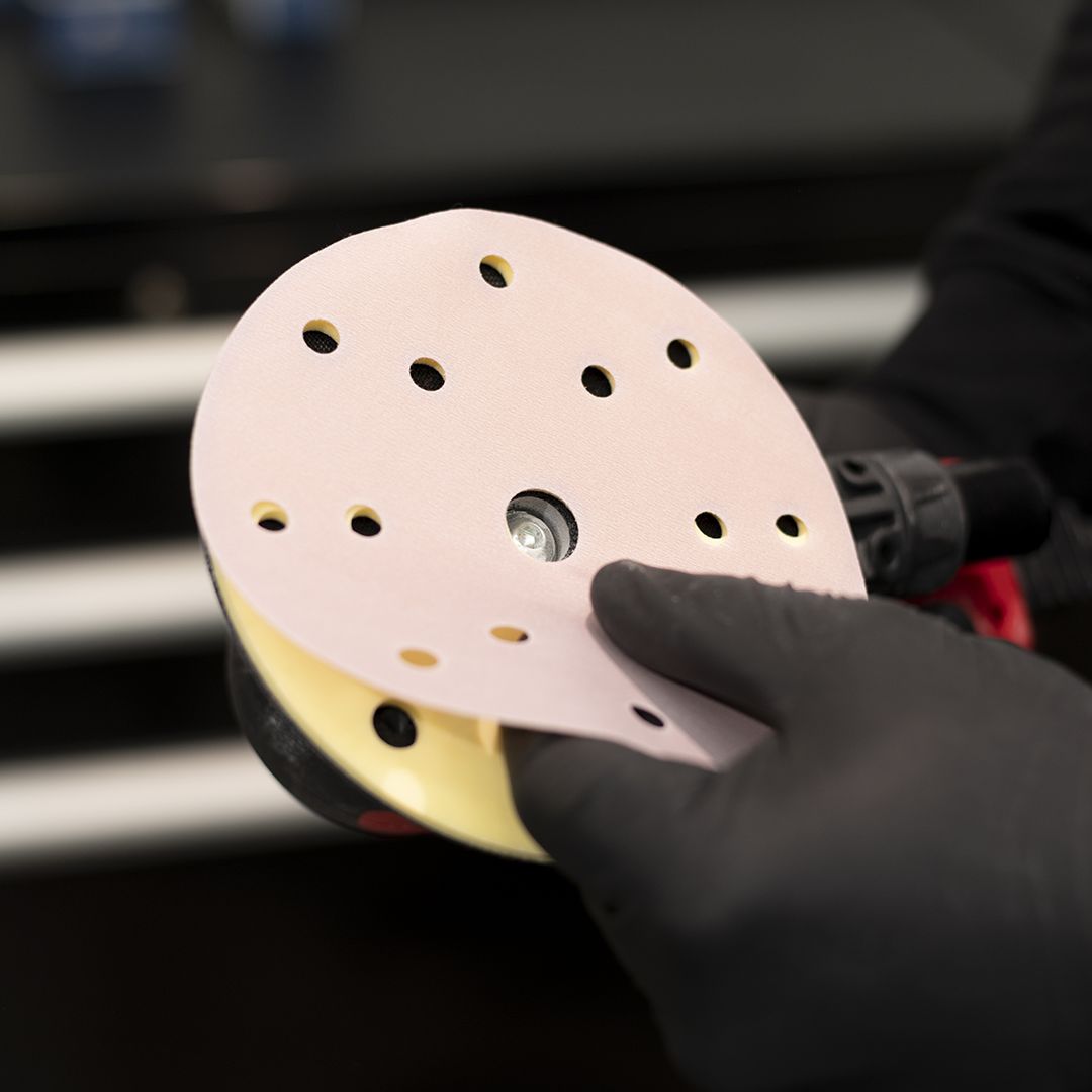 MICRUM Mil Trockenschleifscheibe 150mm 15 Löcher P3000 25 Stück