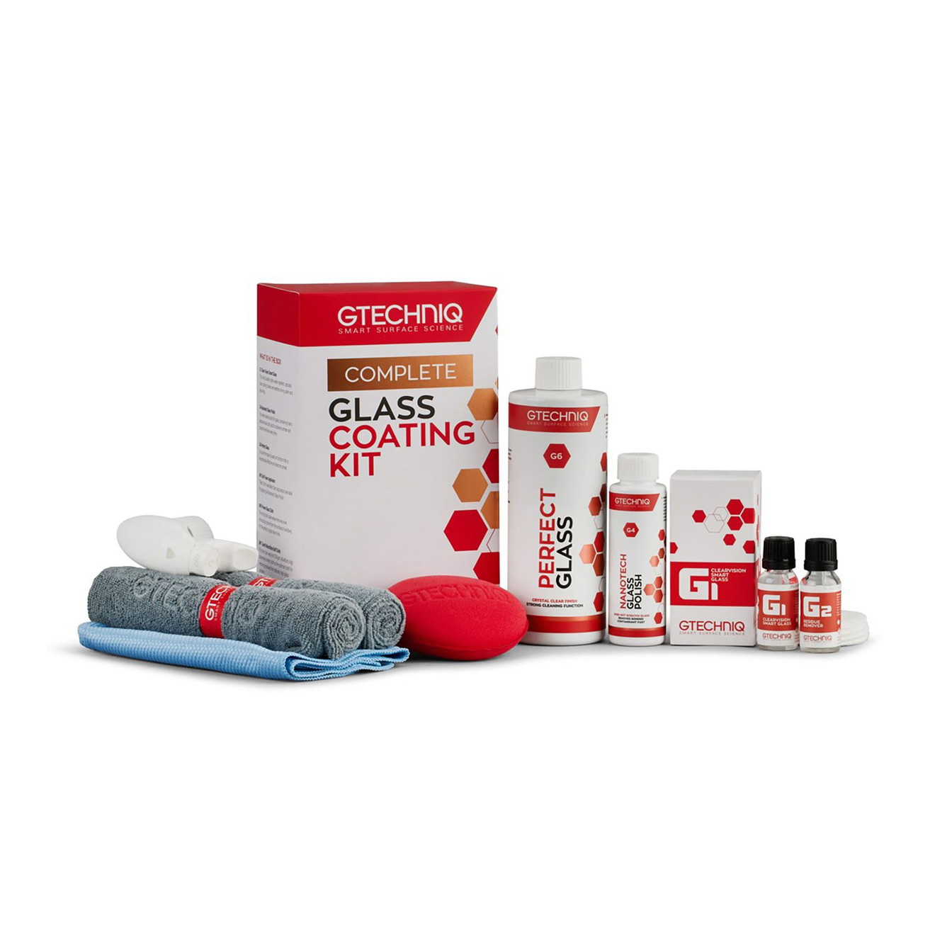 Gtechniq Glass Coating Kit G1 Smart Glas Scheibenversiegelung-Set Gtechniq Glass Coating Kit G1 Smart Glass Sealant Set